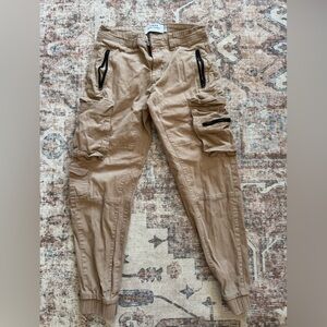 Men's Tan Cargo Pants